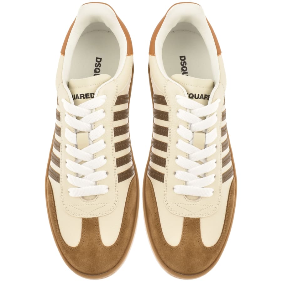 Image number 3 for DSQUARED2 Boxer Trainers Beige