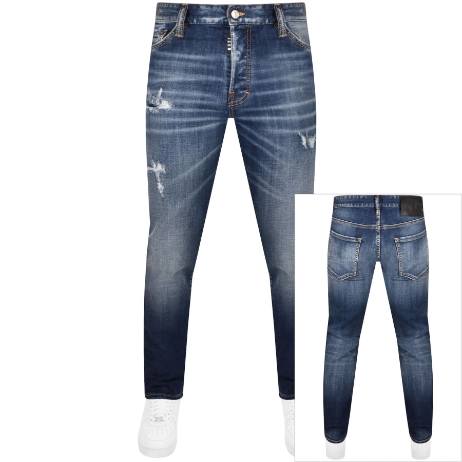DSQUARED2 Mid Wash Icon Jeans BlueDSQUARED2 Mid Wash Icon Jeans Blue Male 40 Waist