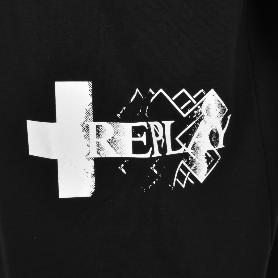 Image number 3 for Replay X Martin Garrix Logo T Shirt Black