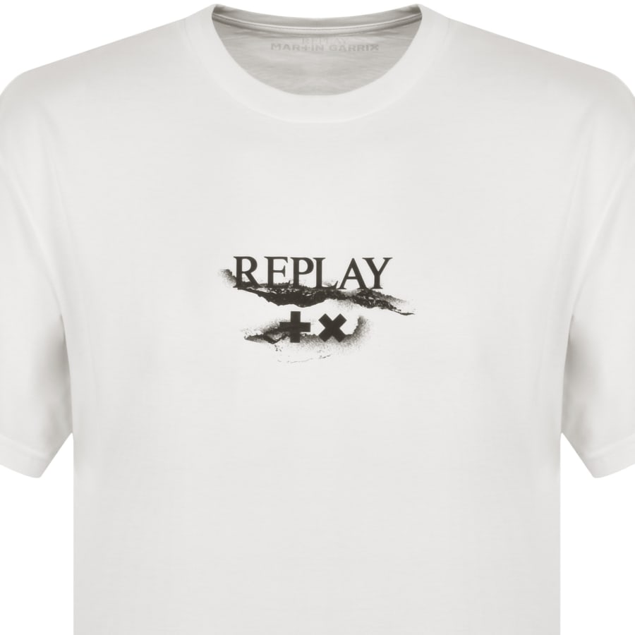 Image number 2 for Replay X Martin Garrix Logo T Shirt White