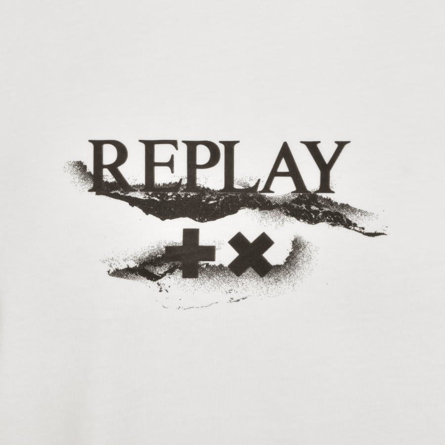 Image number 3 for Replay X Martin Garrix Logo T Shirt White
