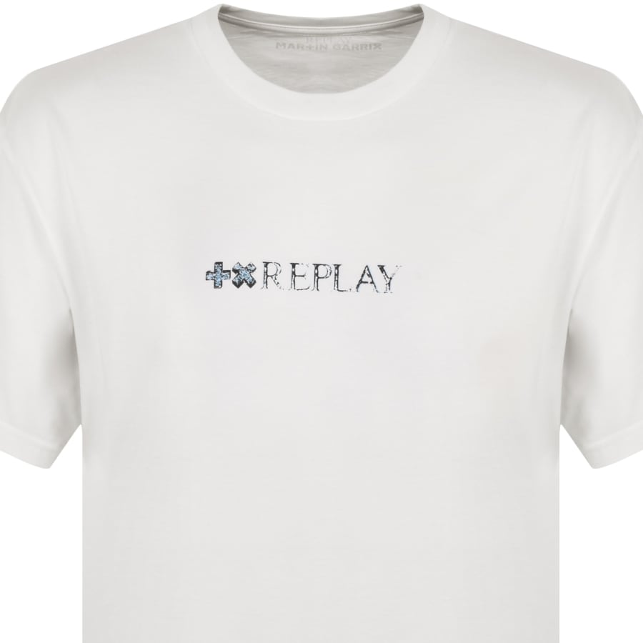 Image number 2 for Replay X Martin Garrix Logo T Shirt White