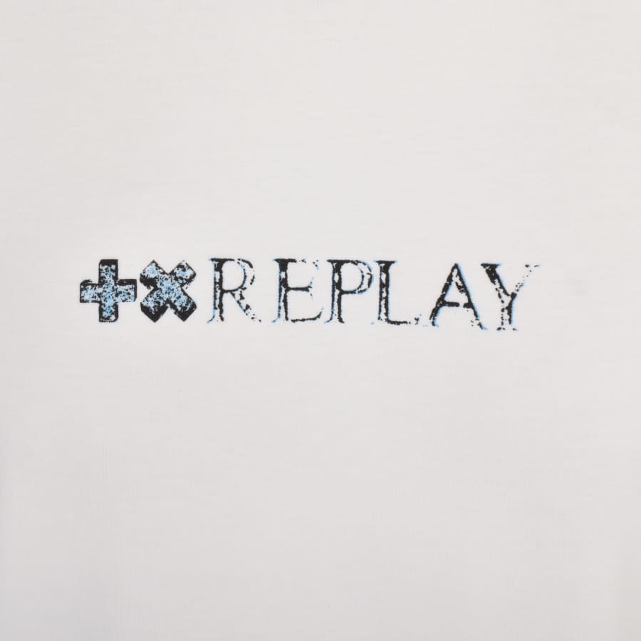 Image number 3 for Replay X Martin Garrix Logo T Shirt White