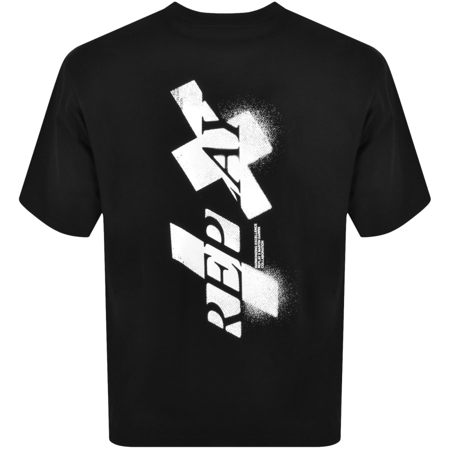 Replay X Martin Garrix Logo T Shirt Black Mainline Menswear