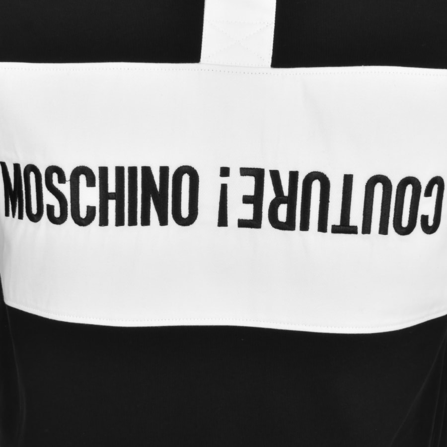 Image number 3 for Moschino Long Sleeve Polo T Shirt Black