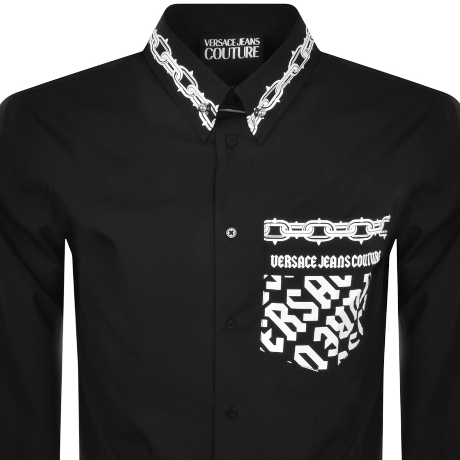 Versace Jeans Couture Long Sleeve Shirt Black