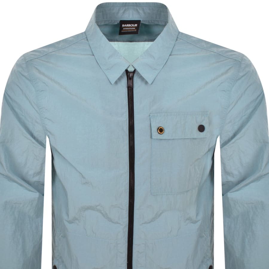 Barbour International Inline Overshirt Blue Mainline Menswear