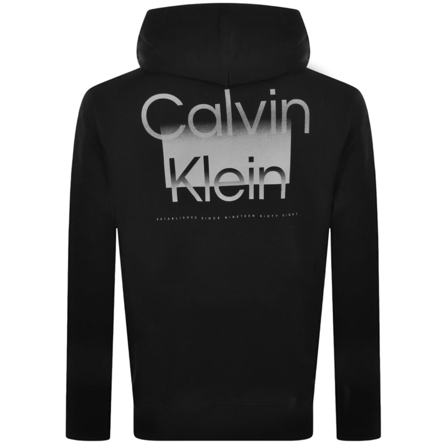 Calvin Klein Logo Hoodie Black Mainline Menswear