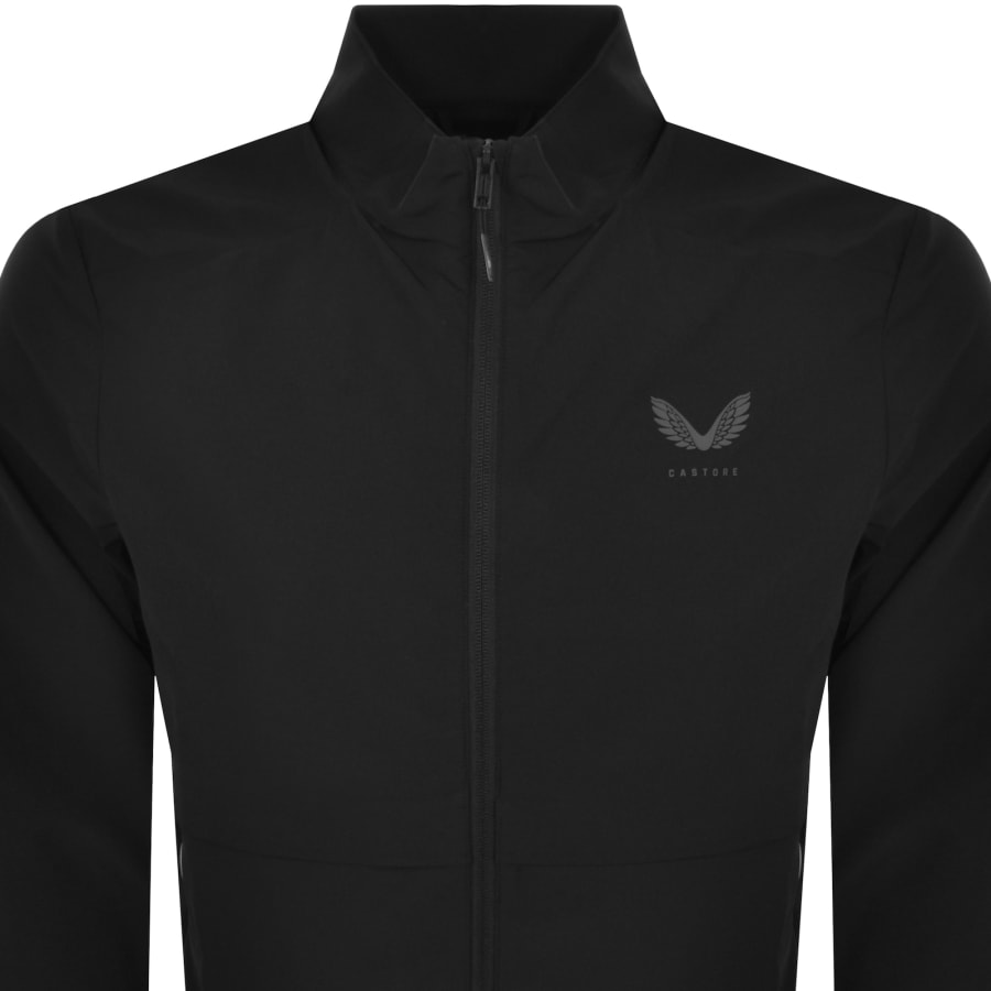 Image number 2 for Castore Woven Zip Jacket Black