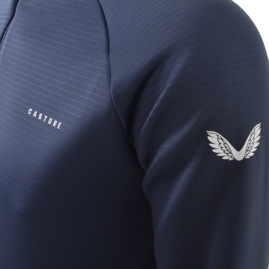 Image number 4 for Castore Aeroscuba Quarter Zip Sweatshirt Blue