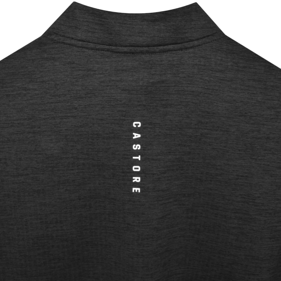 Image number 4 for Castore Quarter Zip Marl Sweatshirt Grey