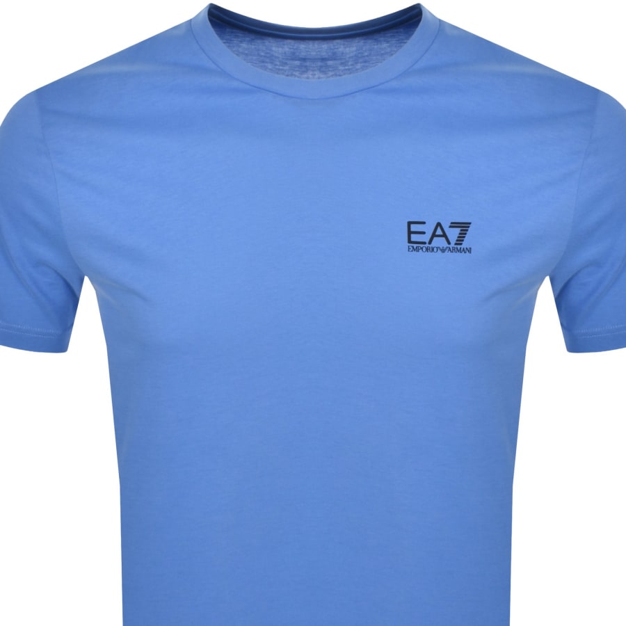 Ea7 Pima cotton Core Identity T shirt Man Light Blue Size S