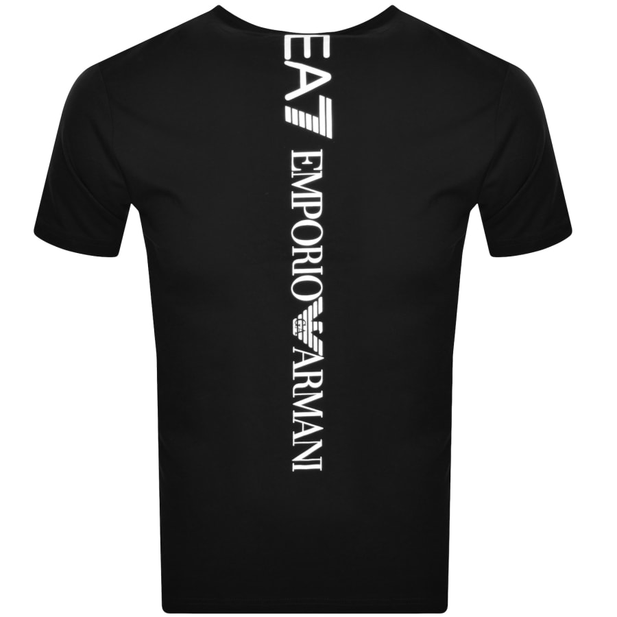 Ea7 large logo t shirt shop