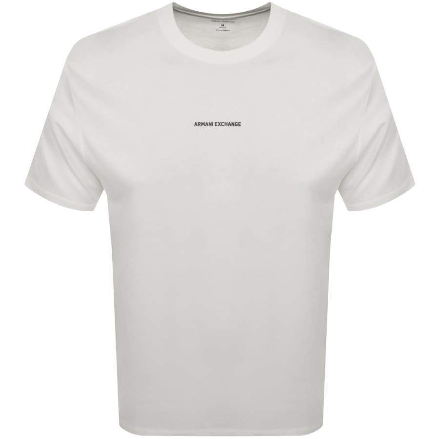 Image number 2 for Armani Exchange Logo T Shirt White