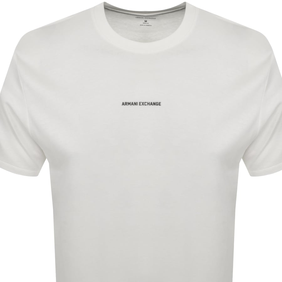Armani Exchange Logo T Shirt White | Mainline Menswear us