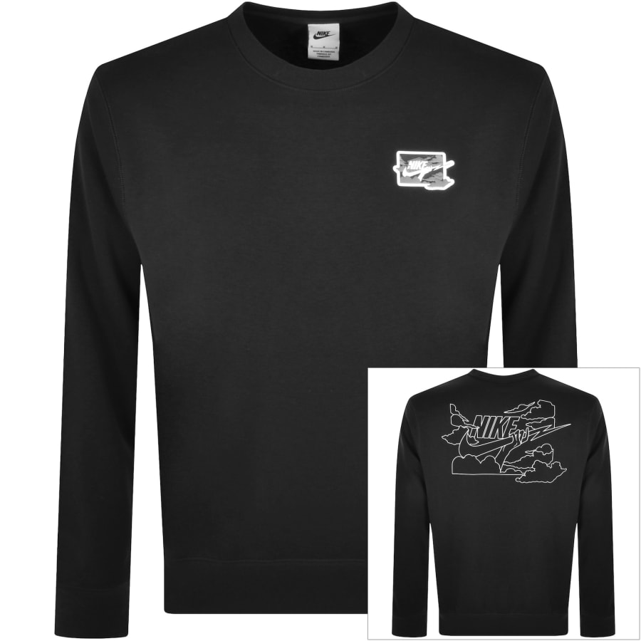 Image number 1 for Nike Logo Sweatshirt Black