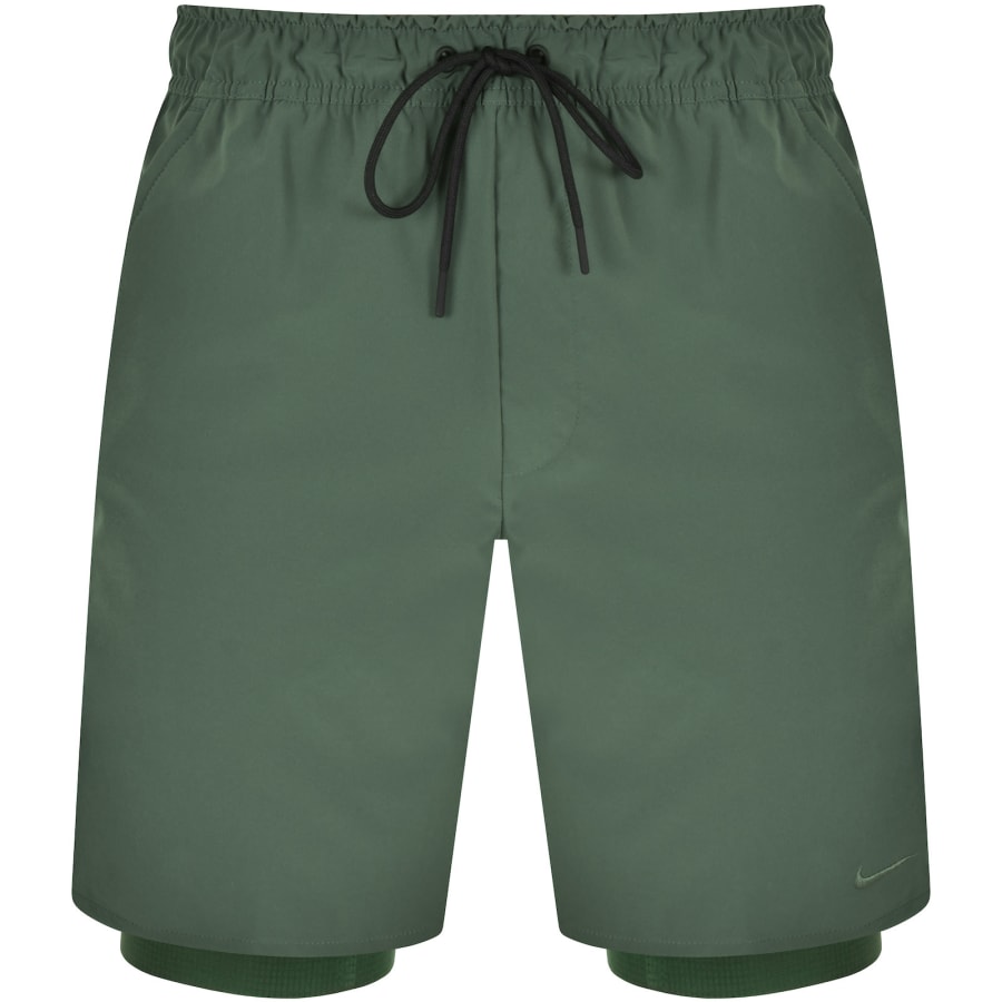 Nike Training 2 In 1 Shorts Green Mainline Menswear Denmark