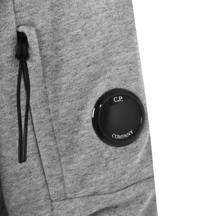 Cp company grey zip hoodie on sale