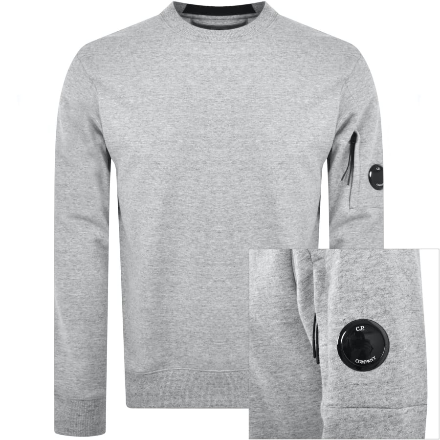 Cp company logo lens sweatshirt shop