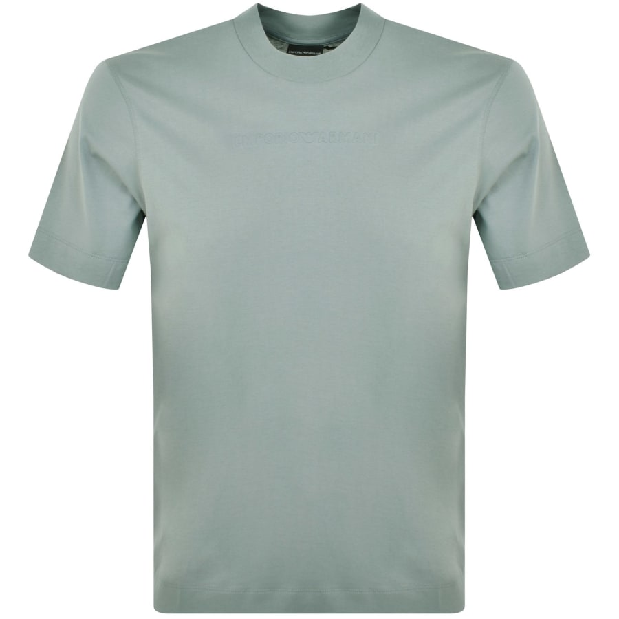 Image number 1 for Emporio Armani Crew Neck Logo T Shirt Grey