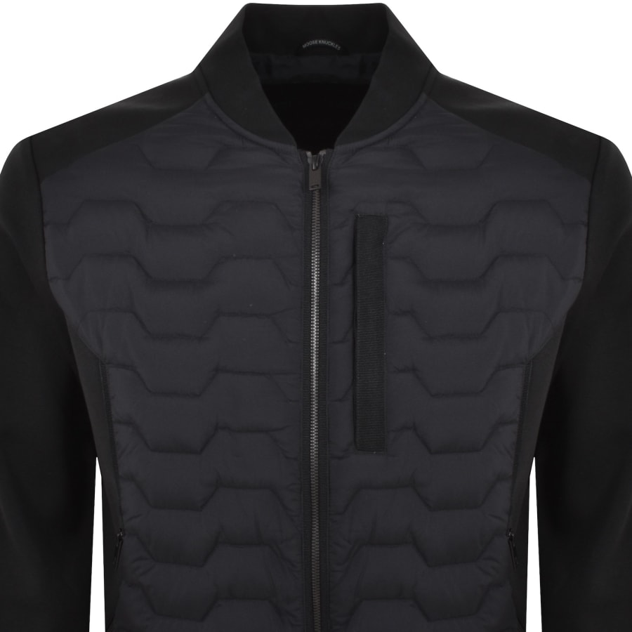 Moose Knuckles GRANITE DOWN HYBRID BOMBER JACKET Black L
