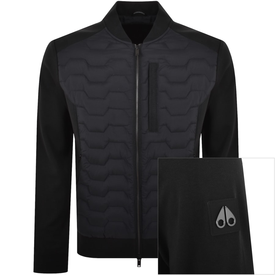 Moose Knuckles GRANITE DOWN HYBRID BOMBER JACKET Black L