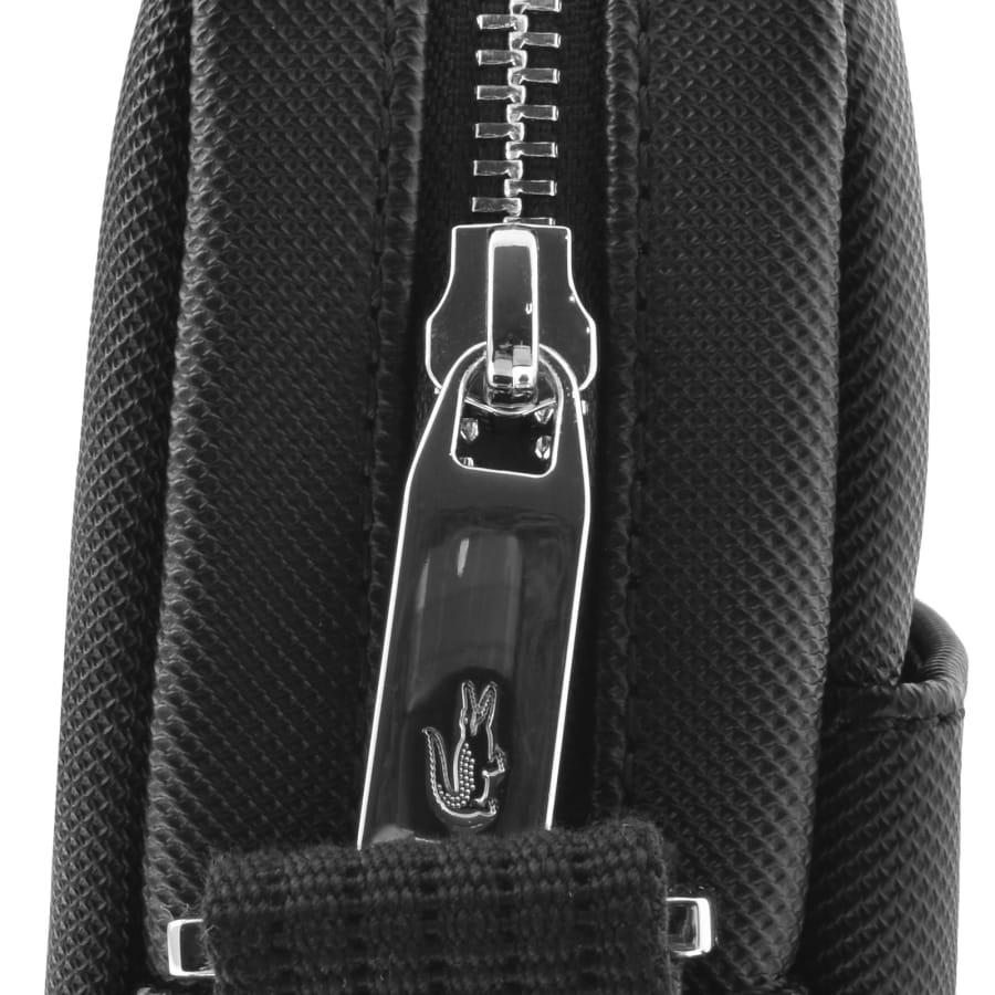Lacoste vertical camera bag black cheap
