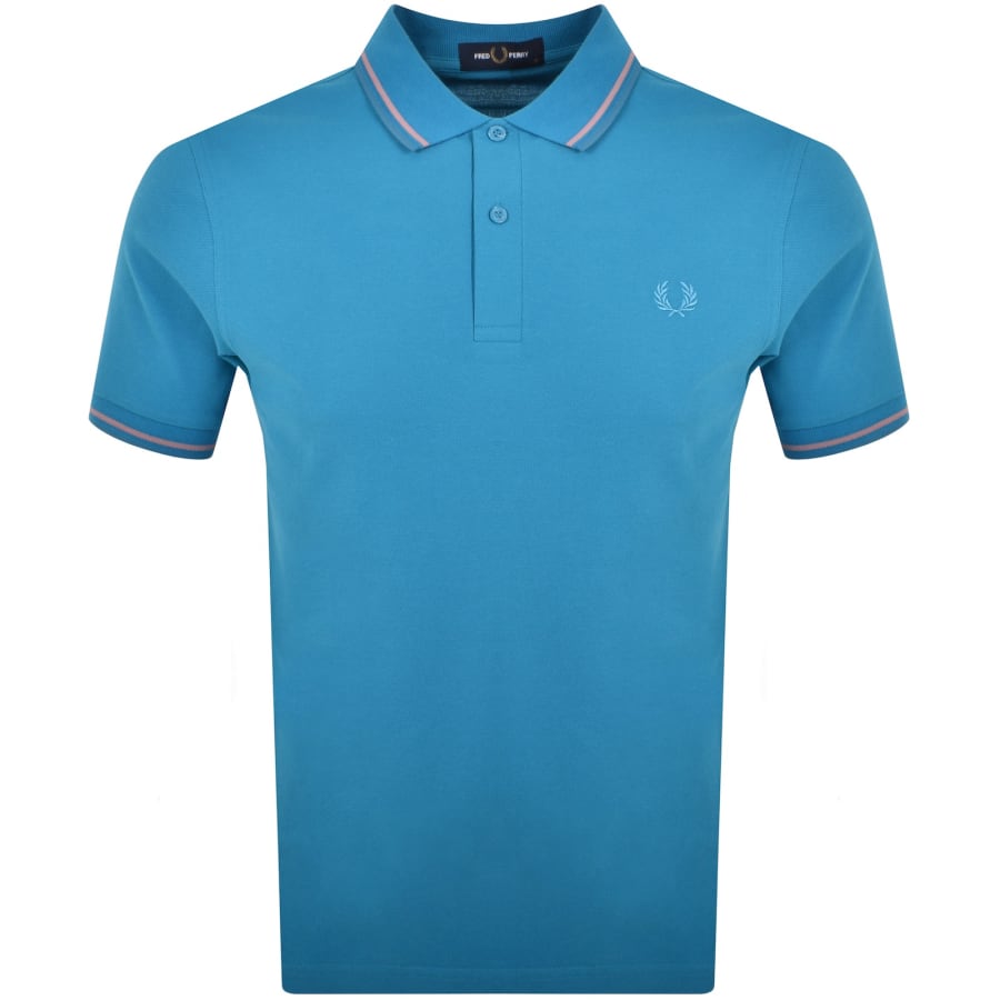 Baby blue fred perry polo hot sale
