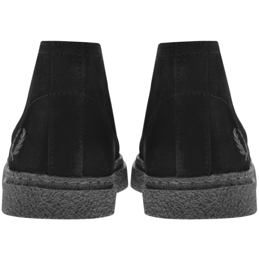 Fred Perry Hawley Suede Shoes Black