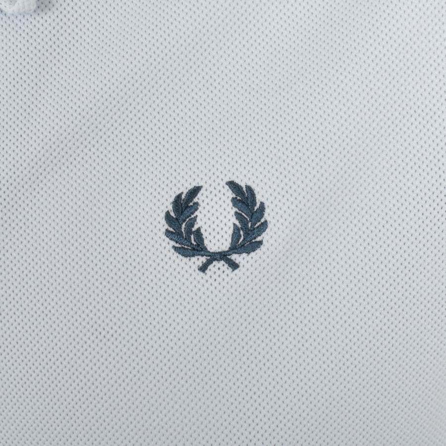Image number 3 for Fred Perry Compress Mesh Revere Shirt Blue