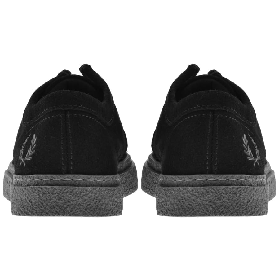 Fred Perry Men s Dawson Low Suede Shoe in Black Size UK 9 END Clothing