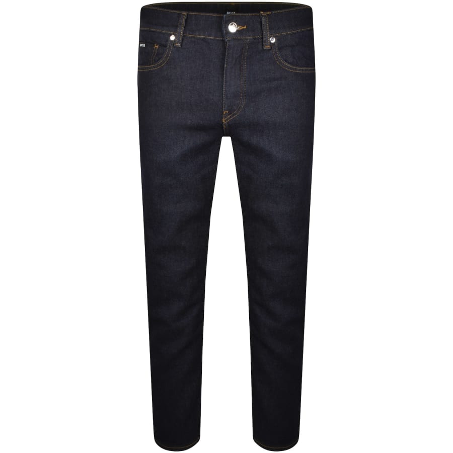 Image number 2 for BOSS Delaware Slim Fit Jeans Navy