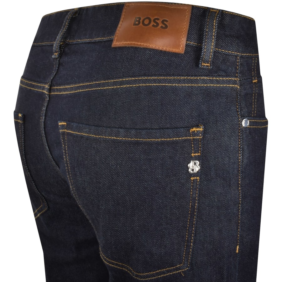 Image number 4 for BOSS Delaware Slim Fit Jeans Navy