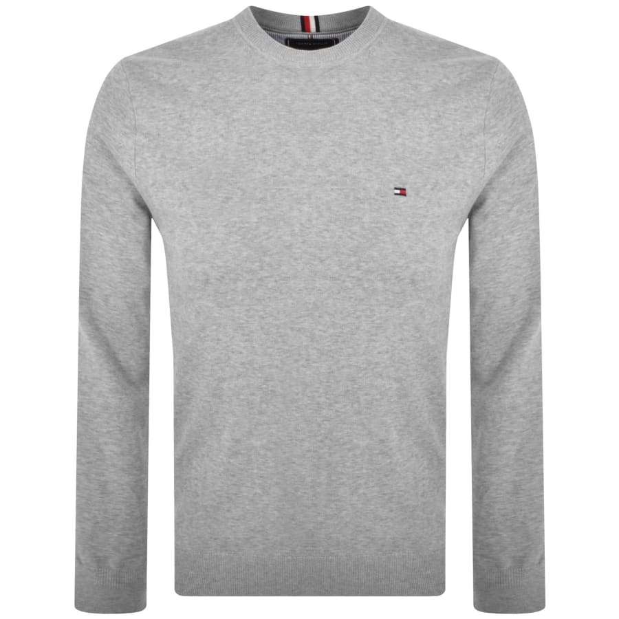 Tommy Hilfiger 1985 Crew Neck Jumper Grey Mainline Menswear Ireland