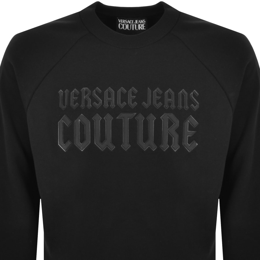 Image number 2 for Versace Jeans Couture Logo Sweatshirt Black