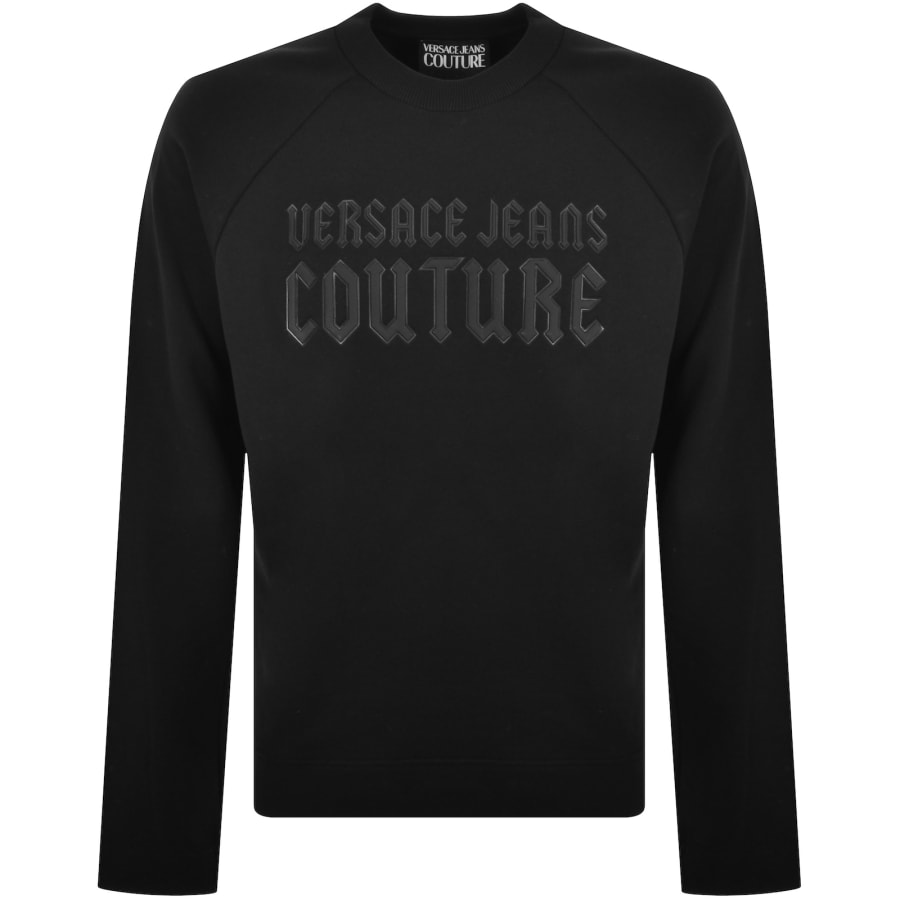 Image number 1 for Versace Jeans Couture Logo Sweatshirt Black