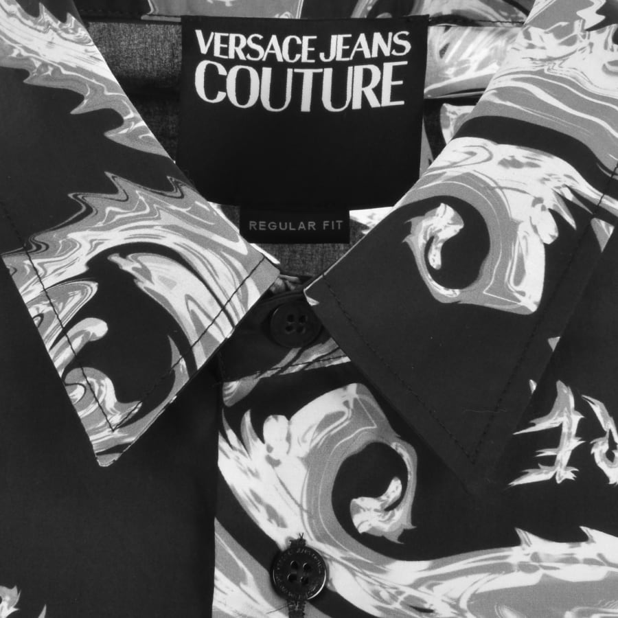 Image number 3 for Versace Jeans Couture Long Sleeve Shirt Black
