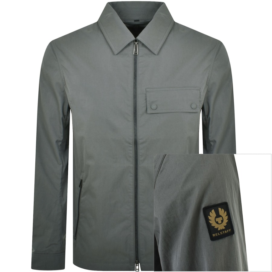 Belstaff Depot Overshirt Gunmetal Size SIZE M