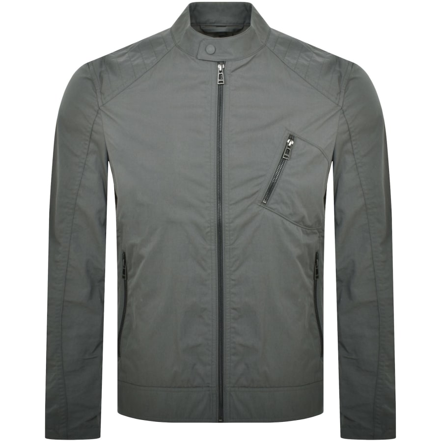 Belstaff V Racer Slim Fit Jacket Grey Mainline Menswear United States