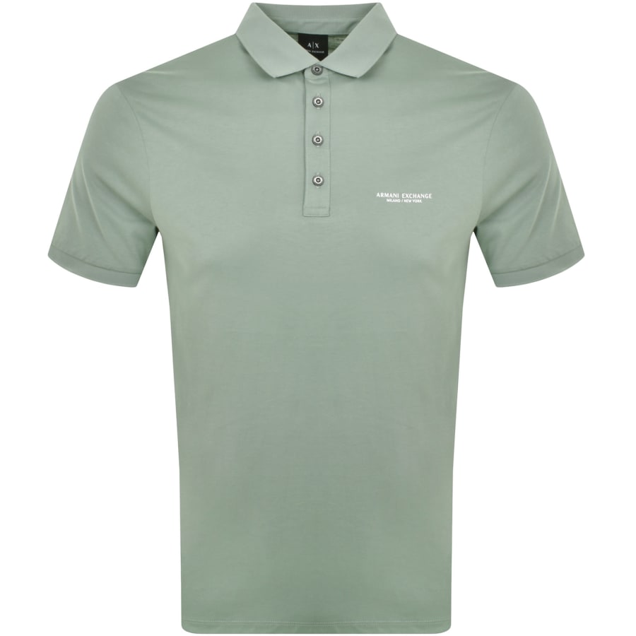 Green armani polo shirt outlet