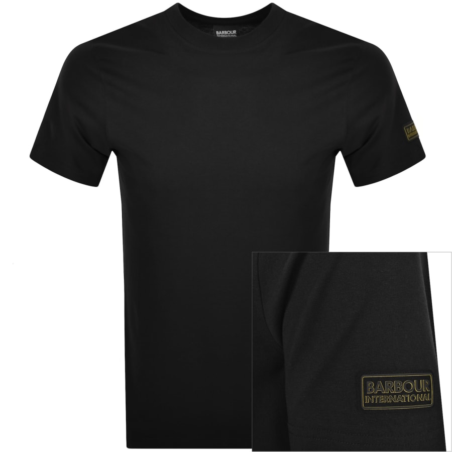 Barbour black t shirt clearance