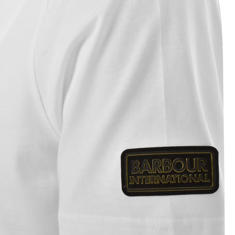 Barbour International Outline T Shirt White