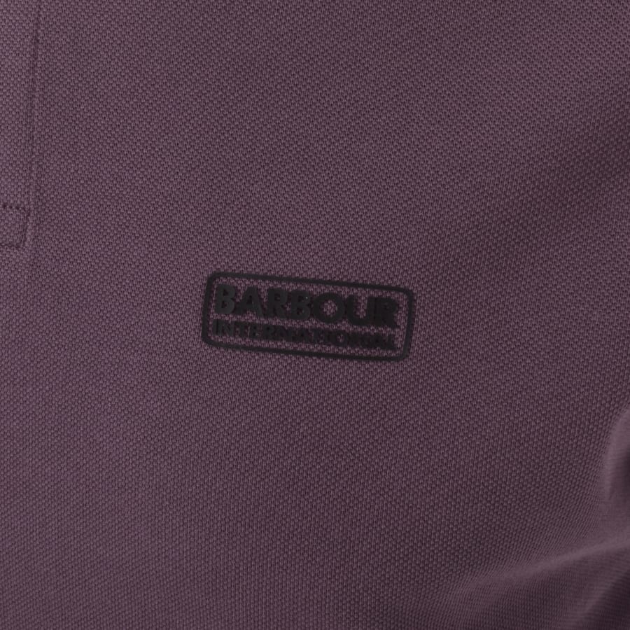 Barbour International Essential Polo Purple Mainline Menswear Canada