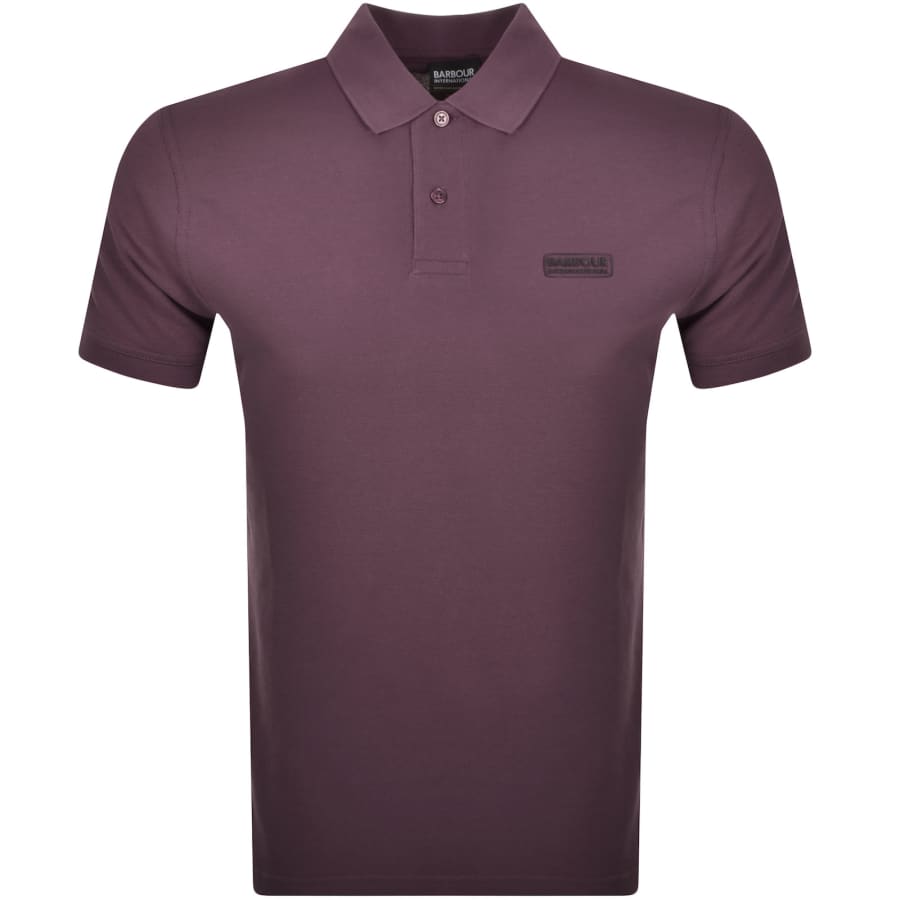 Barbour International Essential Polo Purple
