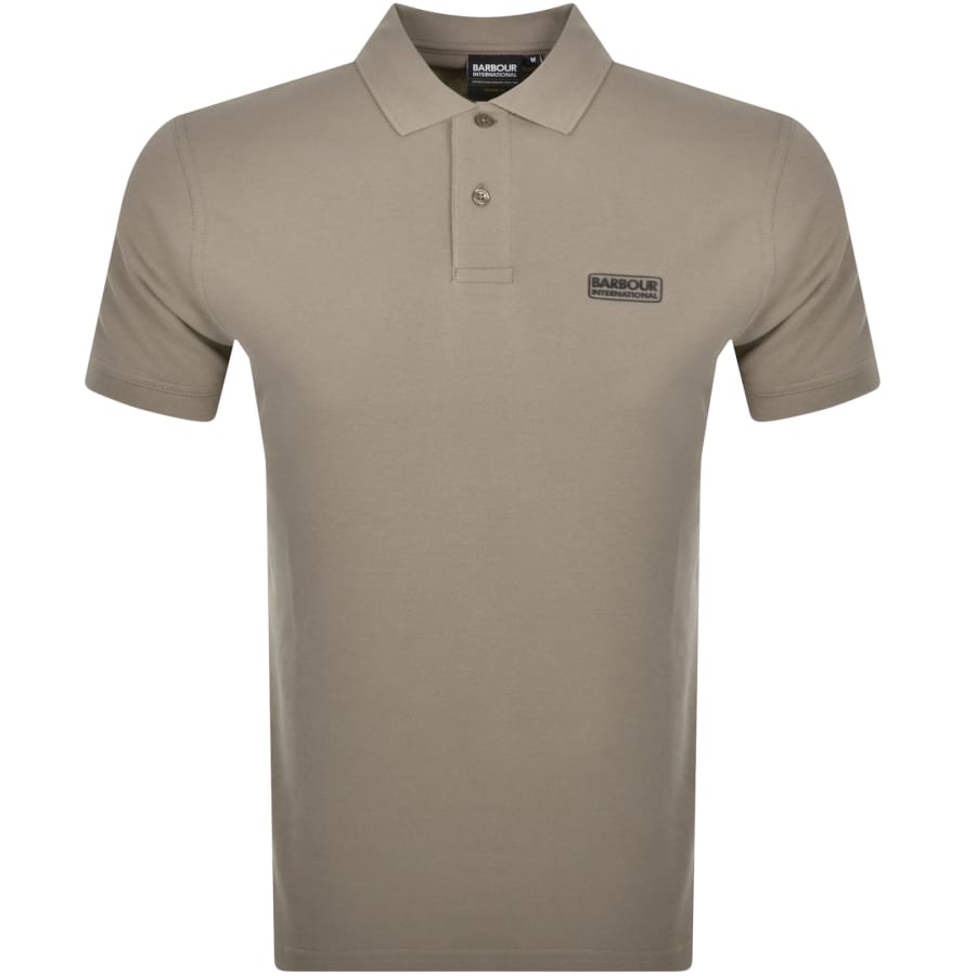 Barbour International Essential Polo T Shirt Brown Mainline Menswear Denmark