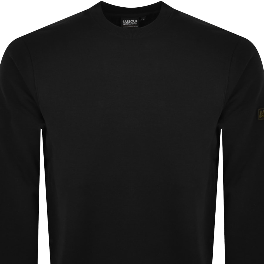 Barbour International Outline Sweatshirt Black