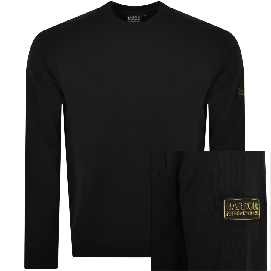 Barbour black sweatshirt sales