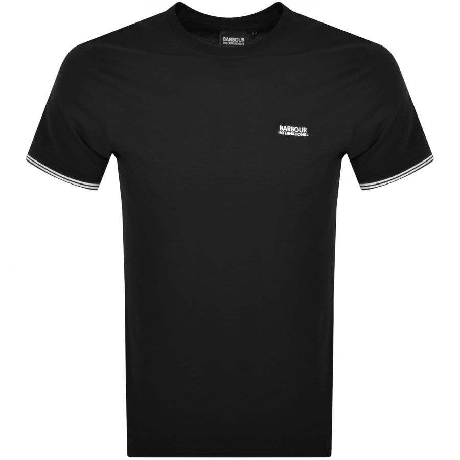 Barbour t shirt black discount