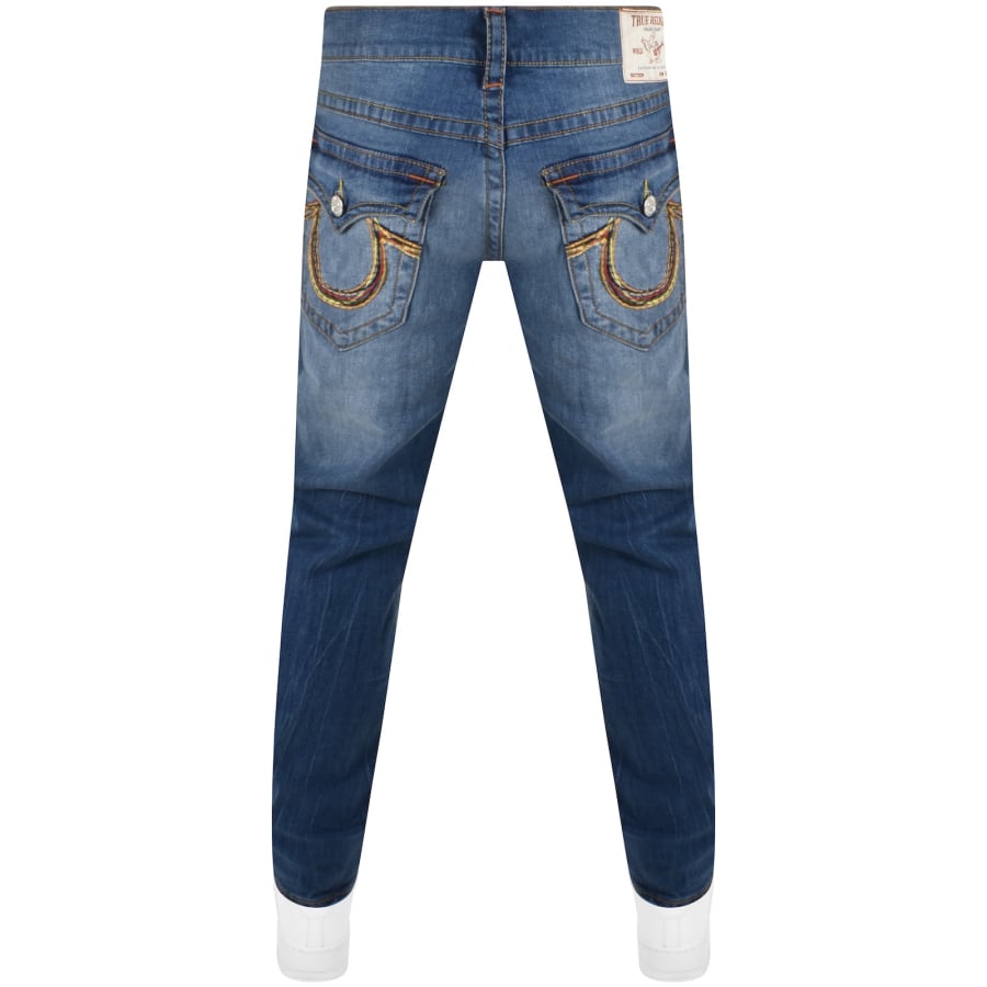 Image number 2 for True Religion Rocco Mid Wash Skinny Jeans Blue