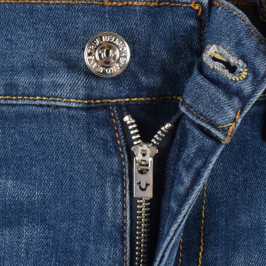 Image number 5 for True Religion Rocco Mid Wash Skinny Jeans Blue